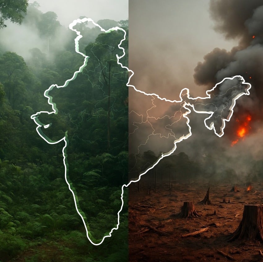 disappearing forests, deforestation india, forest cover report, india state of forest report