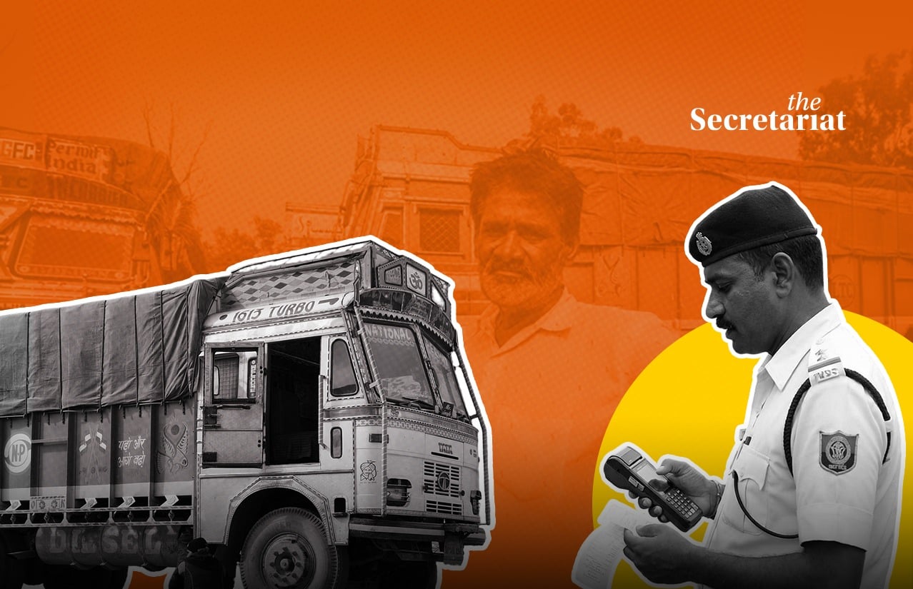 Transporters, Electronic Challans, e-challans, RTO, Motor Vehicles Act, Gujarat, Parivahan, AIMTC