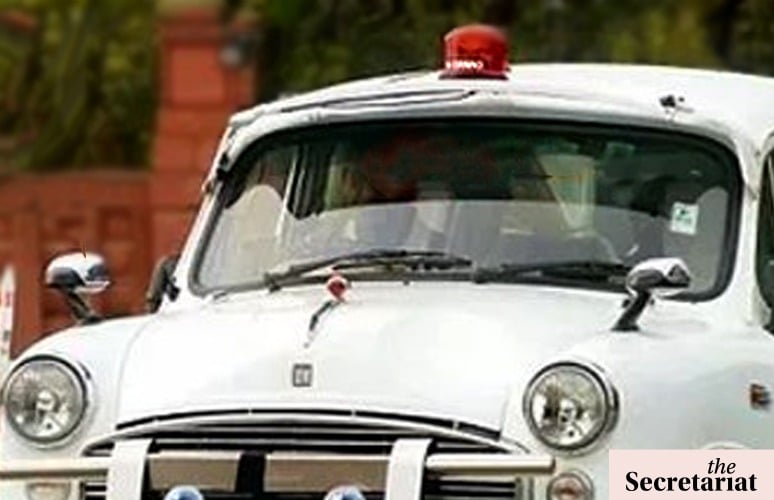 Beacon Light Atop Trainee IAS Officer's Private Car Underscores Misplaced Sense of Entitlement