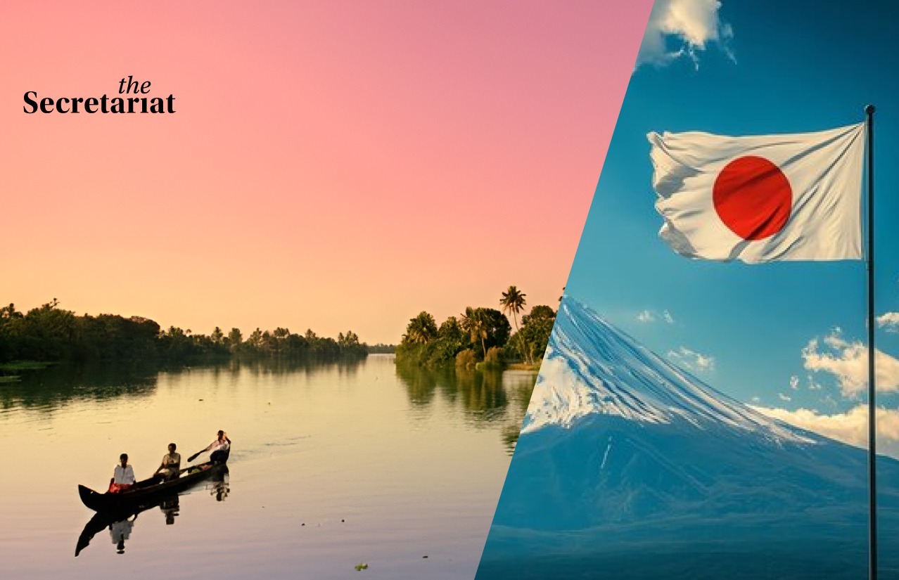 Kerala, India, Japan South Korea