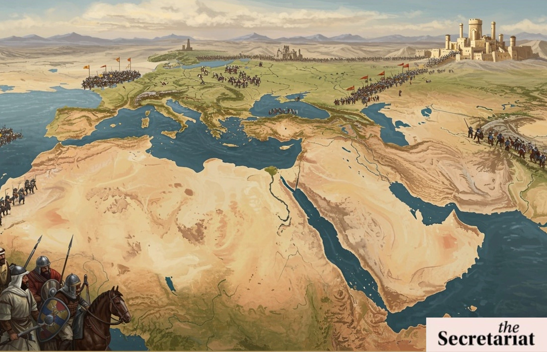 Earth, showing West Asia