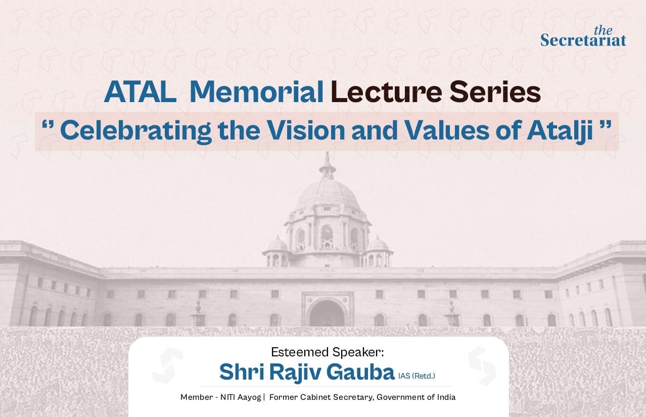 Rajiv Gauba, Cabinet Secretary, Bureaucrats, Atal Lecture Series, Vajpayee, Modi, Gujarat, India