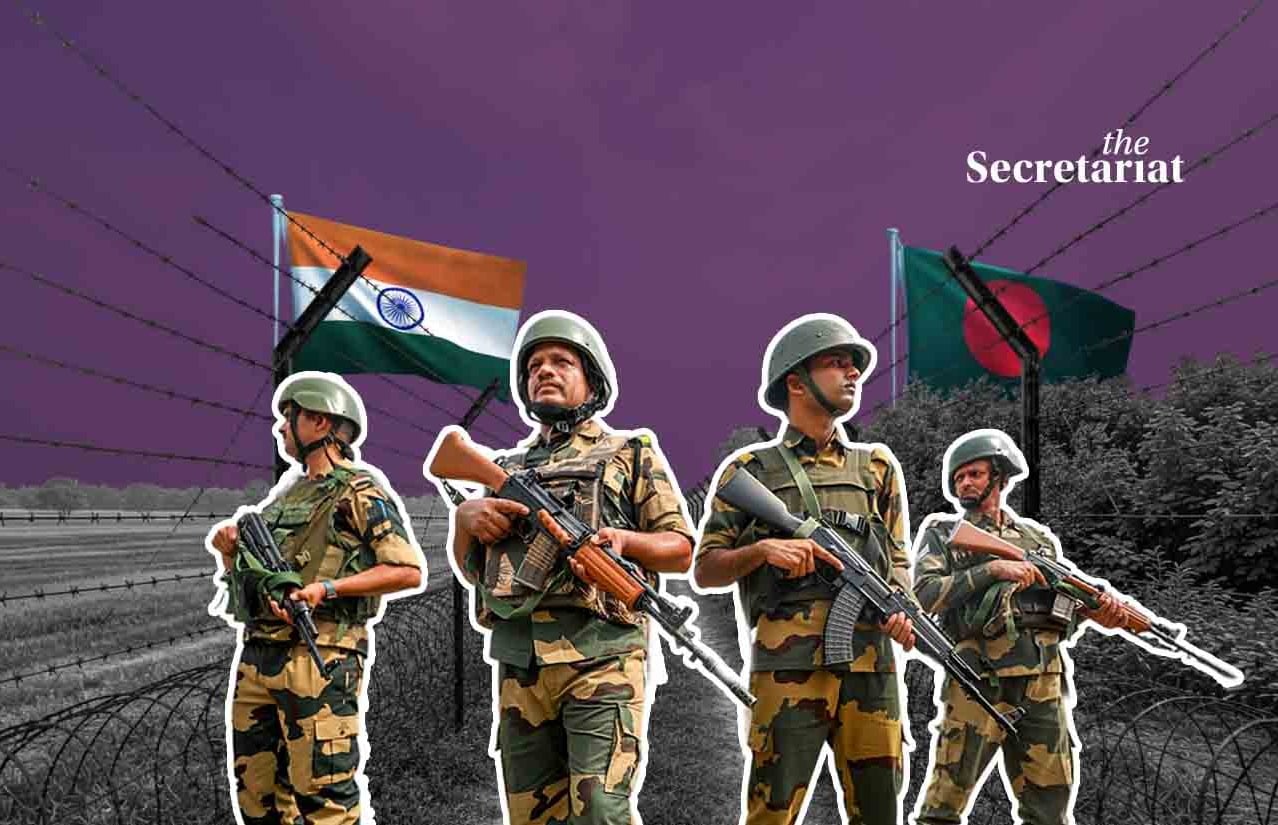 North Block government building representing India’s border security and Bangladesh border fortifica