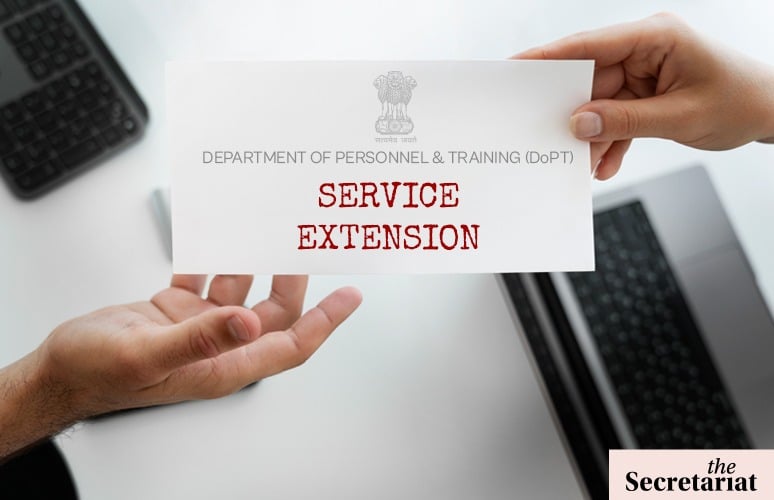 Three Senior Officers, Each Belonging To Different Services, Get Extension